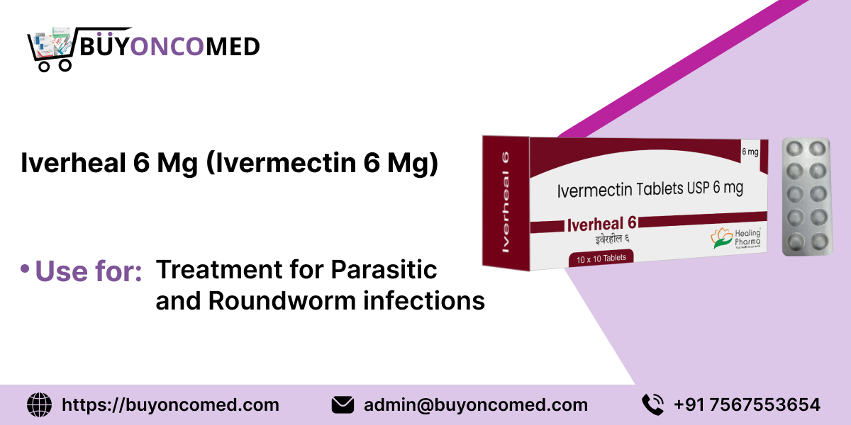 Buy Iverheal 6mg for Humans – Treat Scabies, Strongyloidiasis | Buyoncomed